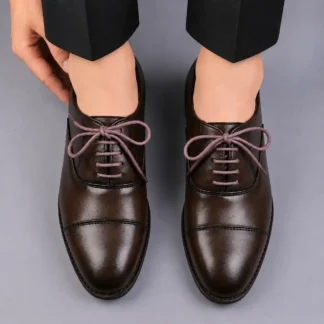 100% Genuine Leather Oxford Shoes. oxc